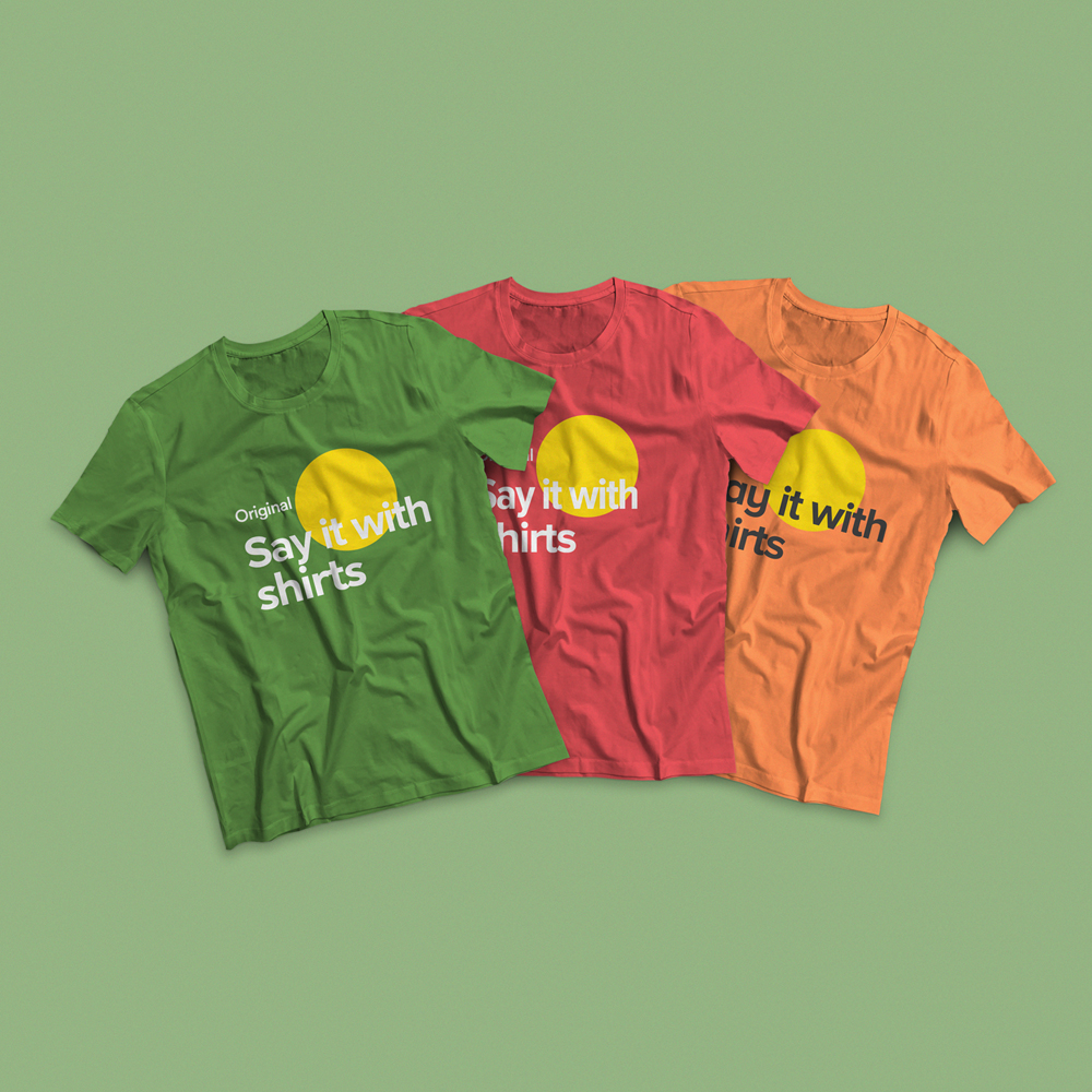 Say it with shirts