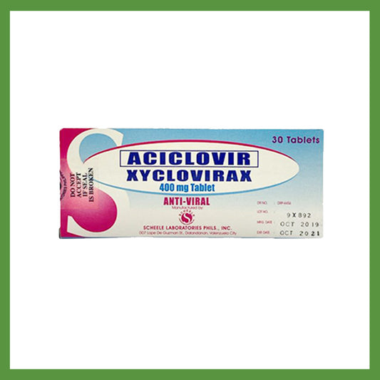 Aciclovir 400mg (XYCLOVIRAX)