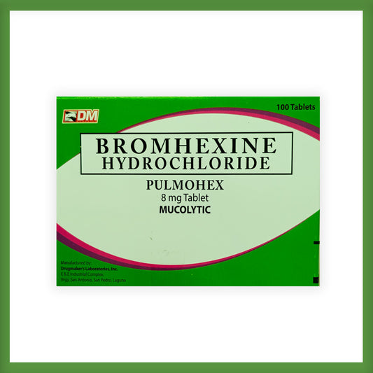 Bromhexine HCL 8mg (PULMOHEX)